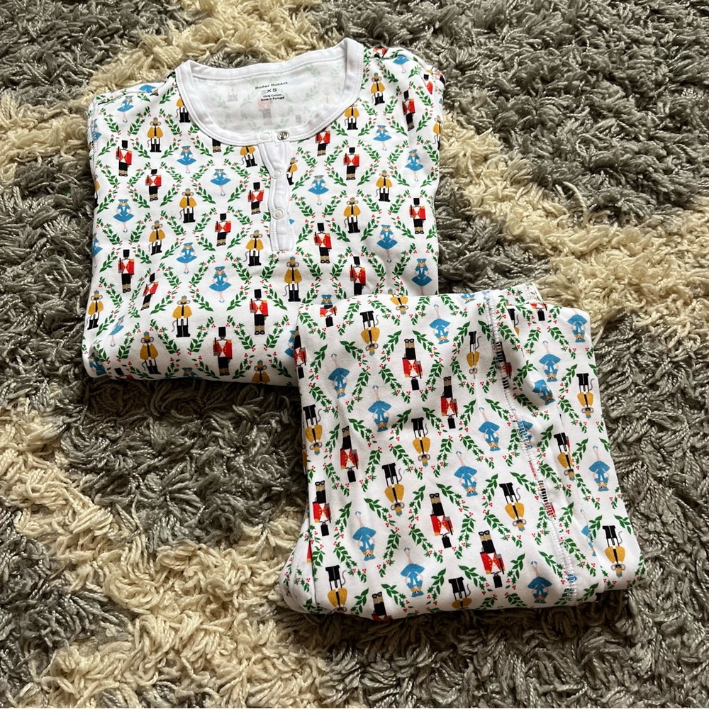 Roller Rabbit Nutcracker Pajamas